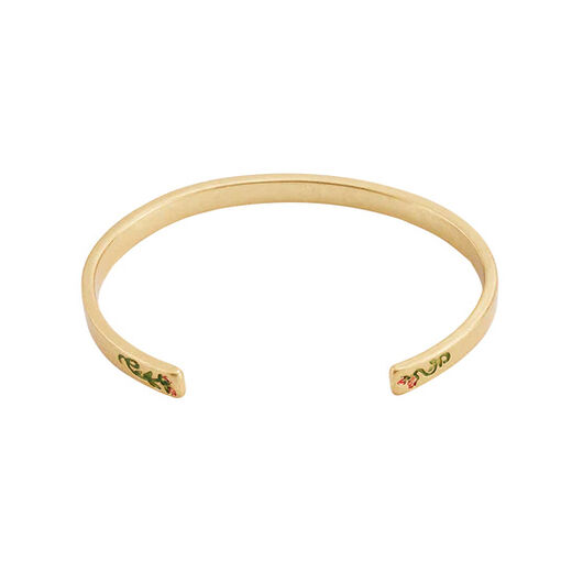Red rose bangle by Fable England